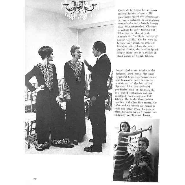 1960s "The Fashion Makers: A Photographic Record" 1968 Veccchio, Walter [Photographs] Riley, Robert [Text] For Sale - Image 5 of 11