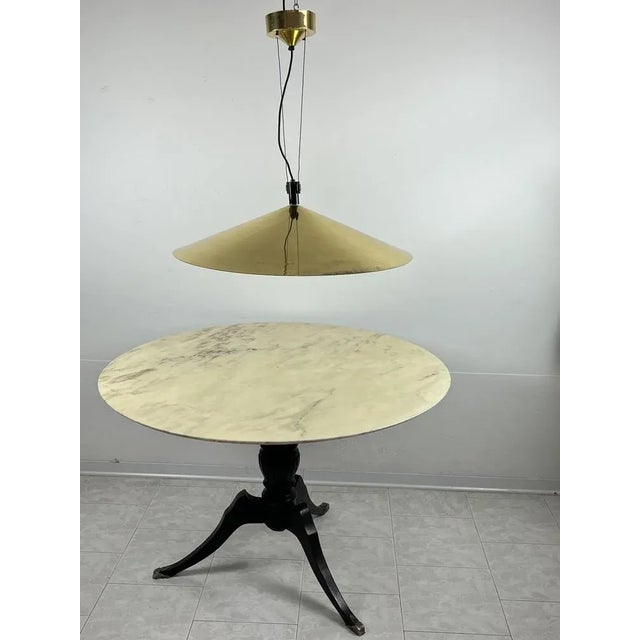Suspension Lamp in Brass, Italy, 1970s For Sale - Image 9 of 10
