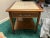 Wood Vintage Lane Perception Mid-Century Modern End Table With Basketweave Drawer and Travertine Top For Sale - Image 7 of 9