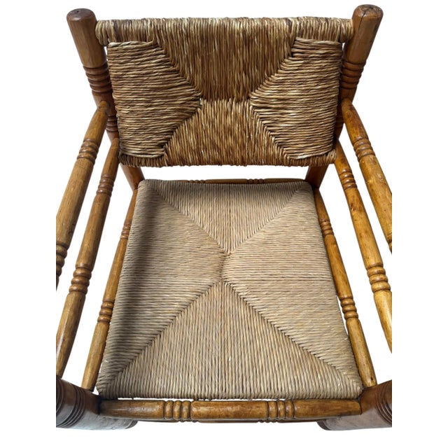 Mid-Century Modern Armchairs in the style of Audoux-Minet, 1950s, Set of 2 For Sale - Image 14 of 15