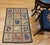 Vintage American Hand Hooked Rug, Fruit Blocks Pattern, Folk Art Tapestry, 2x4 For Sale - Image 12 of 12