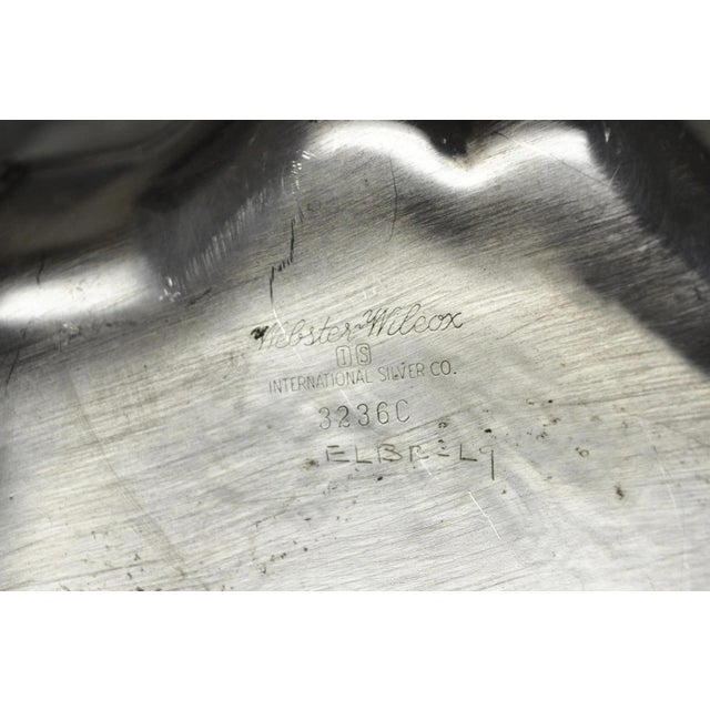 Early 20th Century Webster Wilcox 3236c International Silver Plated Scalloped Centerpiece Bowl For Sale - Image 12 of 18