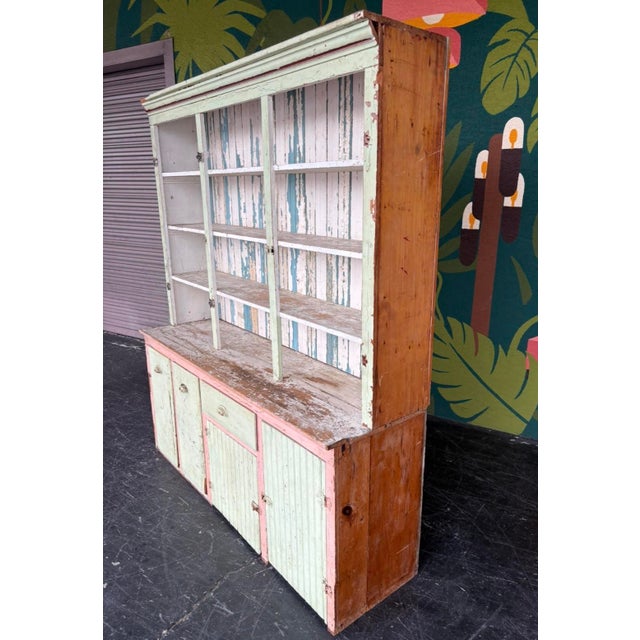 Antique Chippy Mercantile Cabinet For Sale In Tampa - Image 6 of 12