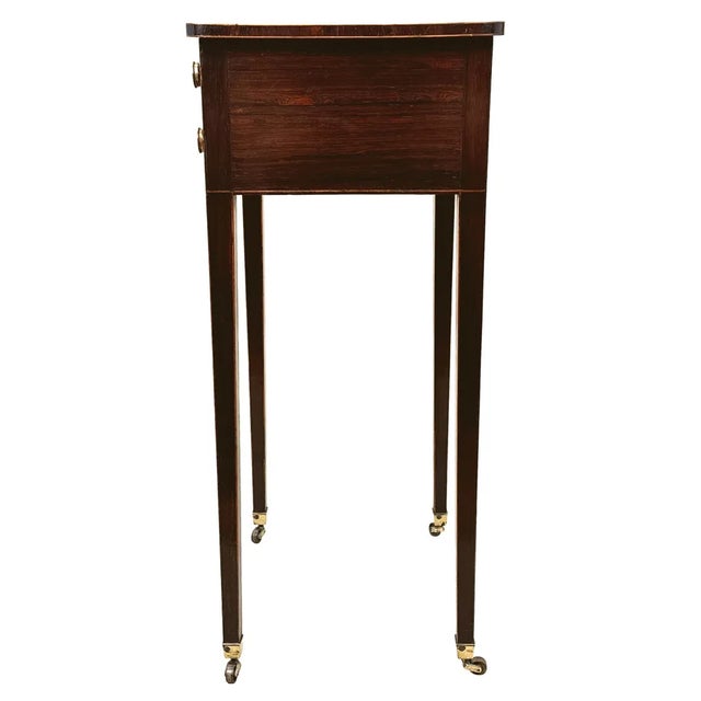 Brown Regency Rosewood Rectangular Lamp Table, 1815 For Sale - Image 8 of 10
