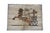 Lot of seventeen Egyptian Revival Papyrus textiles and one bag. Includes: -The ancient Zodiac calendar from the Temple of...