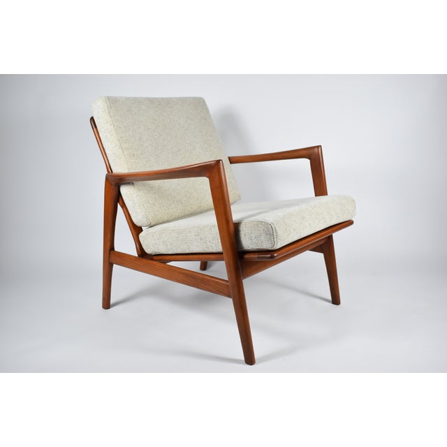 Scandinavian Armchair in Beige, 1960s For Sale - Image 12 of 17