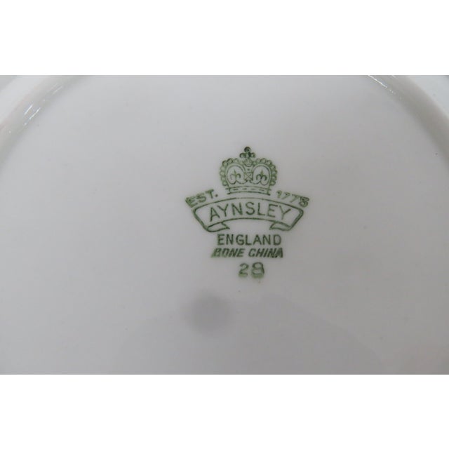 Aynsley England Bone China 3pc Boxed Set Pink Carnation Motif Gold Trim 4955b For Sale - Image 10 of 16