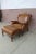 2010s Stickley Leather Wingback Chair & Ottoman For Sale - Image 5 of 13