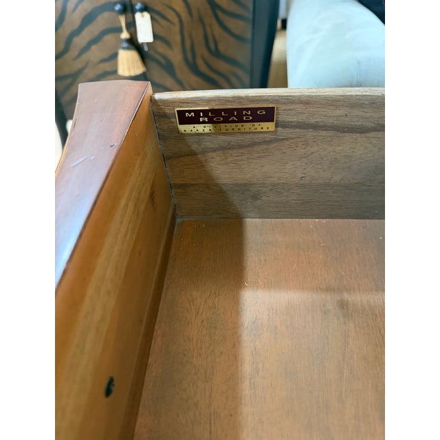 Early 21st Century Baker Furniture Milling Road Mahogany Federal Style Tiered Console / Washstand For Sale - Image 5 of 8