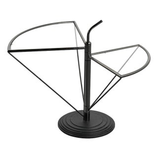 Dardo Coffee Table in Glass and Metal from Oma, Italy, 1980 For Sale