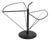 Dardo Coffee Table in Glass and Metal from Oma, Italy, 1980 For Sale