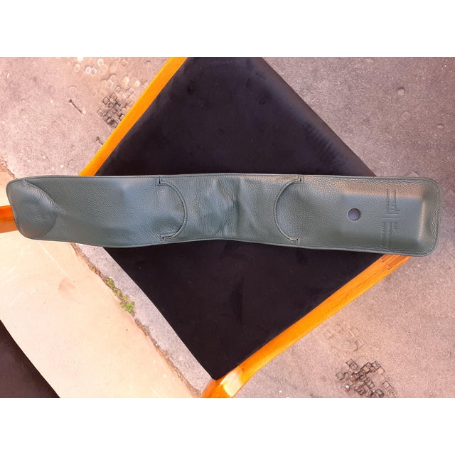 Model LP01 Armchair Lamp in Dark Green, Polished Brass with Power Bank Charging by Luigi Caccia Dominioni for B&B Italia, 1990s For Sale - Image 10 of 12