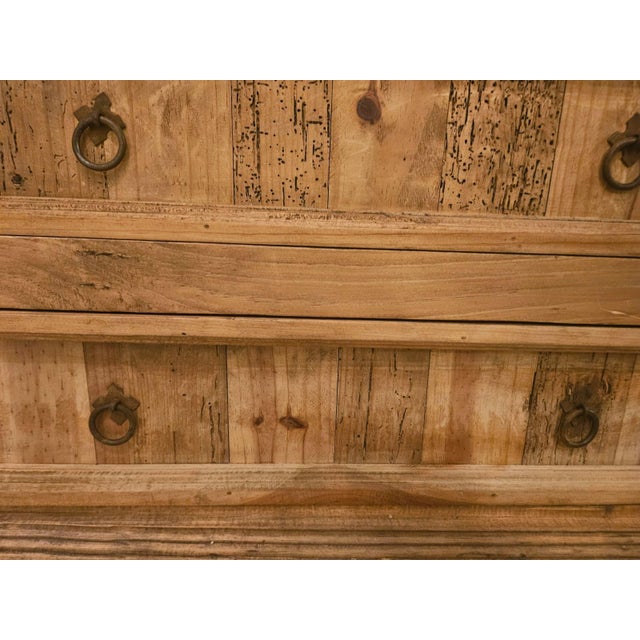 Late 19th Century Rustic Knotty Pine Chest of Drawers For Sale - Image 11 of 18