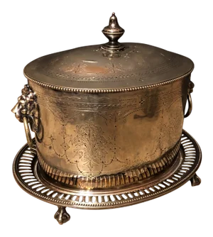 Mid 19th Century Neoclassical English Silverplate Box