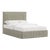 Stoffer Home x Cloth & Company Maura Slipcover Bed in Jane Stripe Laurel - California King For Sale