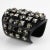 Contemporary Gucci Black Plexiglass and Crystal Jeweled Cuff Bracelet, 2013 Runway Collection For Sale - Image 3 of 16