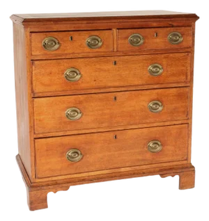 Antique George III Style Oak Chest of Drawers