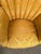 Late 20th Century Yellow Damask Mahogany Wingback Chair For Sale - Image 12 of 12