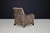 Dutch Art Deco Lounge Chair with Sculptural Walnut Arms, 1930s For Sale - Image 10 of 14