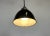Black Small Industrial Black Enamel Pendant Lamp, 1950s For Sale - Image 8 of 10