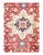Persian Tabriz Heriz Design Viscose on a cotton foundation with a medallion 80-Raj quality This rug has a dense, soft...