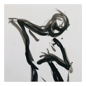 Ink Drawing Contemporary Work by Erik Sulander on Paper 11x14, Signed, Unframed