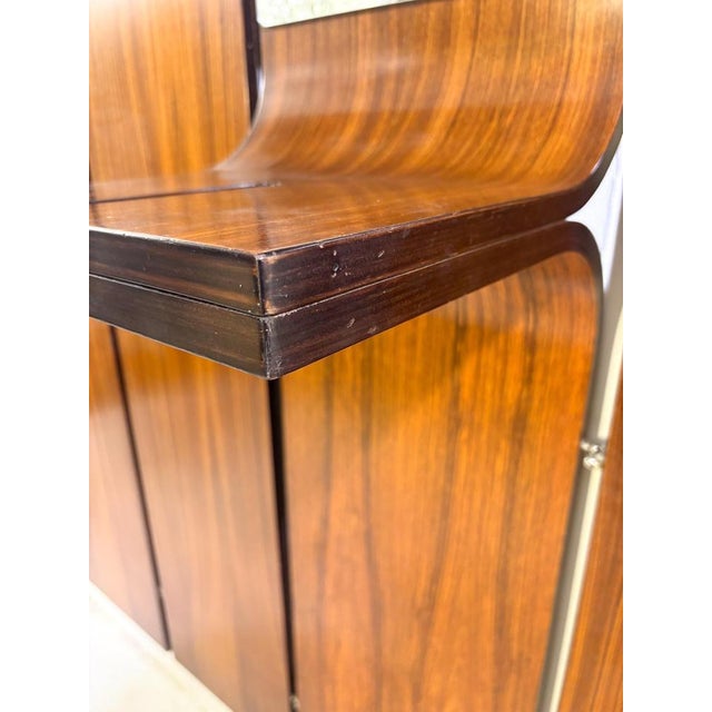 Large Coat Hanger with Mirror and Console, Italy, 1960s
