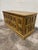 Hollywood Regency Boho Gilded Antique Mirror Cabinet Credenza For Sale - Image 3 of 9