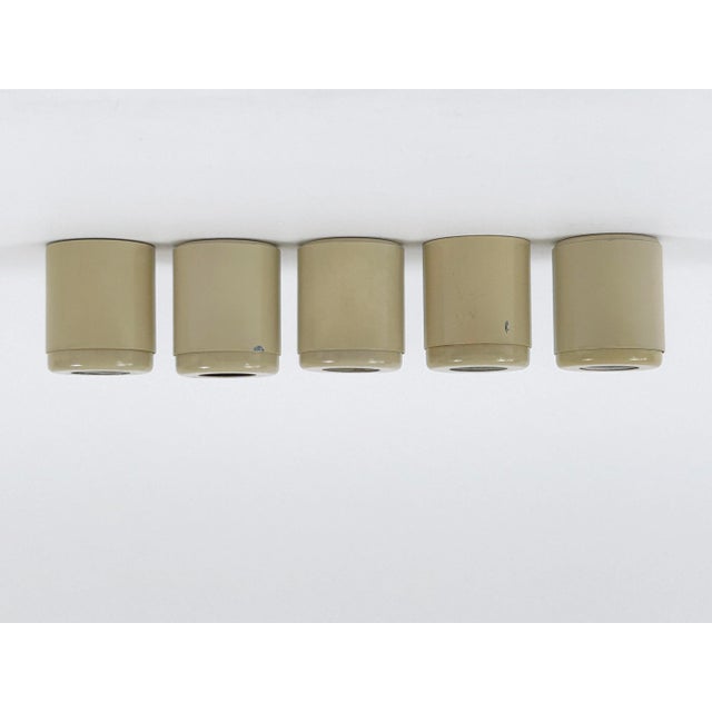 Cream SP 14 Ceiling Lamps by Gino Sarfatti for Arteluce, Italy, 1960s, Set of 5 For Sale - Image 8 of 18