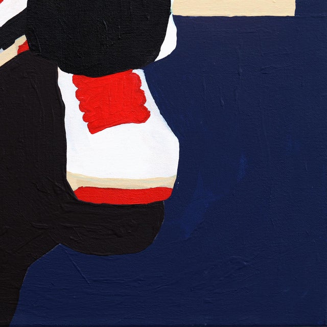 2020s A Trophy My City - Contemporary Figurative Sports Art Drenched With Color Original Artwork by Danny Brown For Sale - Image 5 of 9