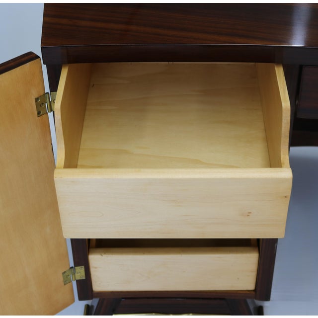 1940s 1940s Fine Art Deco Desk Attributed to Jules Leleu For Sale - Image 5 of 18