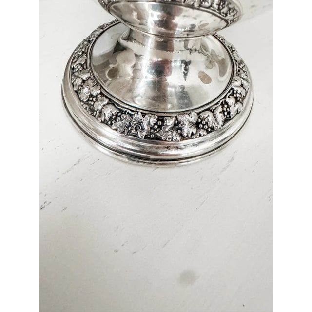 Traditional Rare Georgian Old Sheffield Plate Cream Pitcher With Sterling Cartouche & Grapevine Handle, England, Circa 1790–1810 For Sale - Image 3 of 10