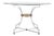 Maison Jansen Style Steel and Bronze Center Table For Sale