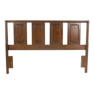 Full Size Mid Century Headboard Emphasis by Broyhill For Sale