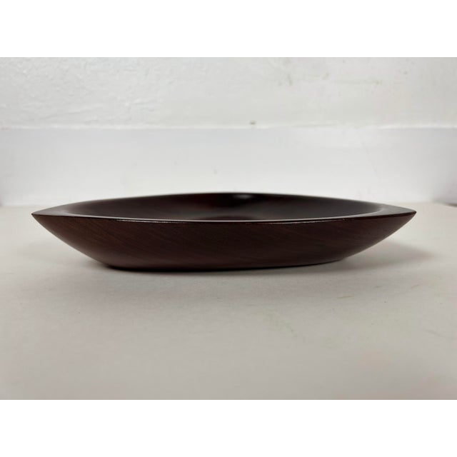 Brazilian Jacaranda Rosewood Bowl by Jac-Arte For Sale In Miami - Image 6 of 12