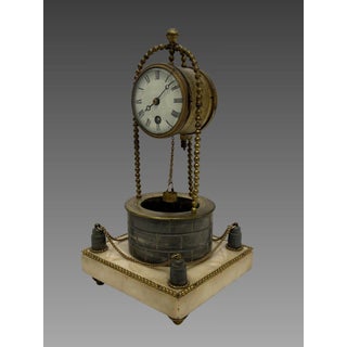 Louis XVI period well clock, late 18th century For Sale