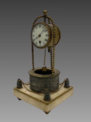 Louis XVI period well clock, late 18th century