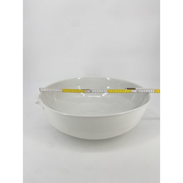 Ceramic Huge Porcelain Laboratory Basin from Haldenwanger Berlin, Germany, 1950s For Sale - Image 7 of 15