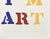 Jasper Johns Two Flags 1980 Original 50th Anniversary of the Whitney Museum of American Art Exhibition Poster For Sale - Image 4 of 10