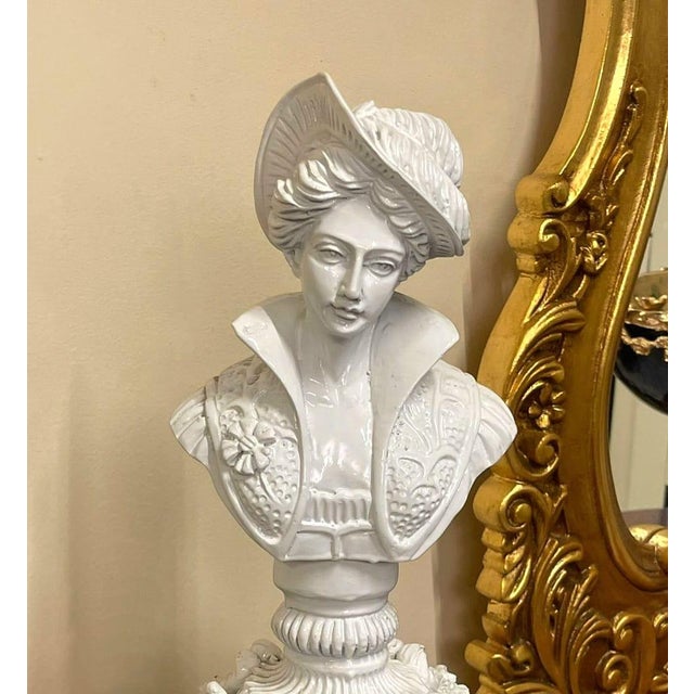 Add a touch of timeless European elegance to your space with this refined French-inspired lady bust sculpture. Featuring...