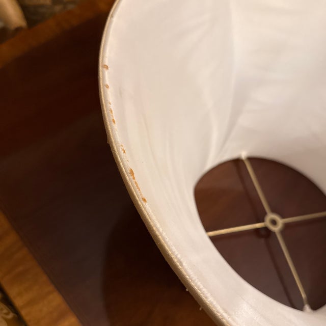 Vintage Smocked Lampshade For Sale - Image 4 of 5