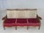 Mid-Century Modern Danish 3-Seater Sofa in Red Velour and Mesh, 1930s For Sale - Image 3 of 18
