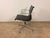 Mid-Century Modern EA 108 Office Chair in Black Leather with Polished Aluminum Frame by Charles and Ray Eames for Vitra For Sale - Image 3 of 13
