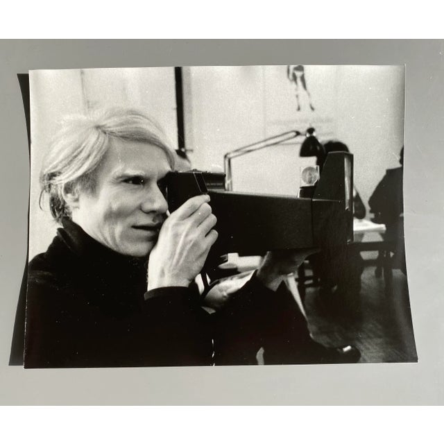 Photography Vintage Sandro Becchetti 'Andy Warhol - 1980' Vintage Silver Gelatine Photograph For Sale - Image 7 of 7