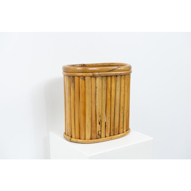 Wood Vintage Italian Cachepot by Gabriella Crespi, 1970s For Sale - Image 7 of 11