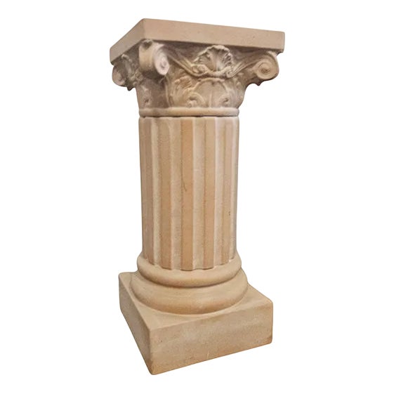 Terracotta Column with Octagonal Base, 1960s | Chairish