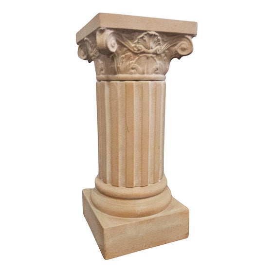 Terracotta Column with Octagonal Base, 1960s For Sale