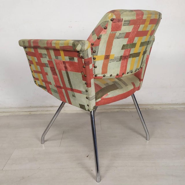 Vintage Armchair by Joseph André Motte, 1960s For Sale - Image 9 of 16