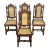 Late 19th Century Set of 4 French Henri II Style Dining Chairs For Sale