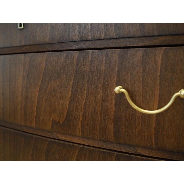 Danish Walnut Chest of Drawers, 1960s For Sale - Image 9 of 16